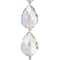 12 Pack: Crystal Glass Teardrop Beads, 25mm by Bead Landing™